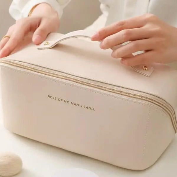 Leather Mini make up  Bag