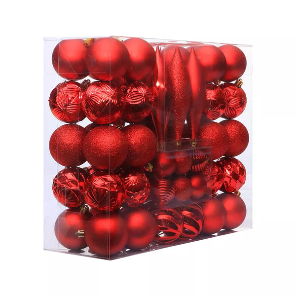 81 Pcs Christmas Ornaments/ Balls