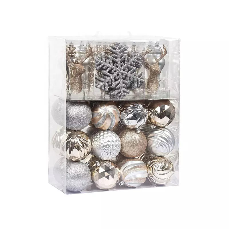 54 Pcs Christmas Ornaments/ Balls