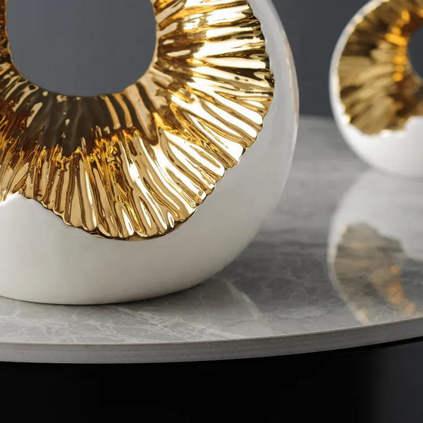 Gold Round Ornaments